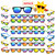 Kids Sunglasses Bulk,36 Pack Sunglasses Kids Party Favor for Kids Age 4-8-12, Neon Sunglasses with UV400 Protection Pool Party Toys, Goody Bag Stuffers, Summer Toys for Boys and Girls