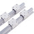 N/C 2PCS Linear Rail SBR16 500mm with 2 Linear Guide Rails and 4 SBR16UU Bearing Blocks for DIY CNC
