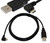 Meiyangjx Micro USB Cable, Micro USB 5 Pin Male to USB 2.0 Type A Right Angle Male Data Sync and Charge Cable (Black/5ft) (Right)