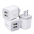 USB Wall Charger 3 Pack, GiGreen Dual Port Charging Plug Adapter, 5V 2.1A Travel Cube Block Fast Phone Power Charging Box Compatible iPhone XS X 8 7, LG V30 G7 G6, Samsung S9+ S8 Note 9 8, Nexus, Moto