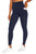 Marika Women's Standard Talia High Rise Tummy Control Pocket Legging, Midnight Blue S