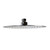Westbrass SHR8-26 8" Round Thin High Pressure Rainfall Shower Head, Polished Chrome