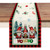 Dsben Gnome Merry Christmas Table Runner 72 Inches Long, Seasonal Winter Buffalo Plaid Xmas Tree Holiday Table Decoration for Kitchen Dining Party 13x72