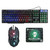 WEIWODUZUN Keyboard Mouse Set for PC PS4 PS3 Xbox One 360 T6 Gaming Rainbow Backlit Mechanical