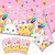 3Pcs Easter Tablecloths-Happy Easter Decorations Bunny Chicks Spring Disposable Plastic Table Covers Pink Easter Table Decor Happy Easter Table Cloths