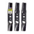Maxpower 561557B 3 Blade Set for Many, Craftsman Mowers for 54" Cut MTD/Cub Cadet/Troy-Bilt Replaces 942-05056a, 742-05056, Limited Edition