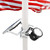 APONUO Solar Flagpole Light,Flag Pole Light Solar Powered Bracket Design Fits 1.4-3' Flag Pole 2 Brightness Dusk to Dawn IP65 Waterproof Brightest for Flag Pole Outdoor Landscape Flag Patio(White)