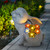 Solar Garden Statues Yard Decorations Outdoor Statues Patio Rabbit Decor Outside Front Yard Housewarming Lawn Ornaments Unique Gifts For Mom Grandma