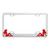 Grand General 60194 Chrome License Plate Frame with 4 Holes