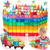NVHH 100PCS Magnetic Tiles Oversize Magnetic Building Blocks for Kids Ages 4-8, Educational Construction Toys for Toddlers 3-5, Birthday Gifts Toys for 3 4 5 6 7 8+Year Old Boys Girls