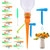Plant Self Watering Spikes Devices, Plant Drip Irrigation System with Slow Release Control Valve Switch, Adjustable Watering Devices for Outdoor Indoor Garden Plants, 15Pcs