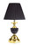OK Lighting OK-4114M-BK-SP1 19" H Mini Newark Black Touch Table Lamp