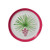 Merritt - Melamine Round Salad Plate - Pink Trellis - 8"