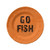 Merritt - Melamine Round Salad Plate - Go Fish - 8.5"