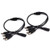 TOTOT 2PCS 5.5x2.1mm DC Power Splitter Cable 1 Female to 4 Male Plug Adapter Connector Cable for CCTV Camera LED Strip Light Power Supply Accessories
