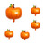 5Pcs Pumpkin Balloons All Saints' Day Themed Balloons Pumpkin Foil Balloon Party for Pumpkin Theme Decoration Fruit Balloons Summer Party Themed Decorations Hawaiian Party