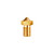 3D Printer Nozzles, M6 0.4mm Brass Nozzle Extruder Print Head Replace for 1.75mm Filament E3D V5-V6 3D Printer (1 Pc)