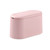 SUBEKYU Mini Trash Can with Lid,Small Trash Can,Desk Trash Can,Countertop Mini Garbage Cans,Tiny Waste Basket,Pink