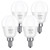 Ajuns LED Ceiling Fan Light Bulbs 40W Equivalent 120V LED Candle Holder Bulb, 5W 2700K Warm White Used for Chandeliers, Ceiling Fan Lights, Wall Chandeliers, etc, E12 Base 4Packs