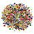 1000 Pcs Resin Buttons, Assorted Sizes Round Craft Buttons for Sewing DIY Crafts,Children's Manual Button Painting, Mixed Colors