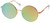 Jessica Simpson Women's J6222 Vintage Metal Round Sunglasses with UV400 Protection. Glam Gifts for Her, 56 mm