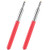 Frienda 2 Pieces Telescoping Pointers, Classroom Whiteboard Teacher Pointer Retractable Presentation Teaching Pointer Stick for Teachers (Red)