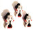 Cruella de Vil Button Singles by Dress it Up Buttons and Embellishments/Officialy Licensed Disney Products - 101 Dalmations