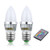 Luxvista RGB LED Light Bulbs, 3W Dimmable 16 Colors Change Light Bulb Medium Screw E26/E27 Mood Light with Remote Control for Home, Bar, Party, Wedding, KTV Mood Ambiance Lighting (2-Pack)