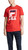 Fila Stacked T-Shirt Red/White/Navy MD