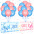 Gender Reveal Banner Decorations Blue Pink Gender Reveal Party Boy or Girl Yard Banner Sign 20pcs Boy or Girl Balloons for Gender Reveal What Will Baby Be Backdrop Outdoor Decor Baby Shower Supplies