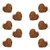 5PCS/10PCS Heart-Shaped Wood 2.0/3.0 USB Flash Drive USB Disk Memory Stick with Wooden (3.0/8GB, Walnut-10PCS)