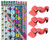 Nikki's Knick Knacks Luau Tropical Pencils and Erasers- 48 Piece Set