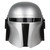 Adult's Galaxy Bounty Hunter Helmet Silver