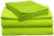 3pc Kiwi Twin XL Bed Sheet Set Solid Color Bedding Accessories