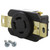 AC WORKS Flush Mount Industrial Locking Grade Receptacle (NEMA L16-20R)