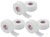 3M 2861 Medipore H Soft Cloth Tape 1" x 10 Yards - 6 Rolls