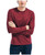 Nautica Men's J-Class Logo Long Sleeve T-Shirt, Zinfandel, Medium