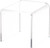 Plymor Clear Acrylic Square Display Riser, 2" H x 2" W x 2" D (3/32" Thick) (12 Pack)