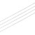 Adabele 10 Feet (120 Inch) Authentic 925 Sterling Silver Unfinished 1.2mm (0.05 Inch) Flat Cable Chain for Jewelry Making Nickel Free Hypoallergenic SSK-R2