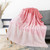 PAVILIA Fluffy Sherpa Throw Blanket Ombre | Gradient Plush, Soft, Fuzzy, Decorative Accent Throw Blanket for Couch Sofa Bed | Cozy Warm Decorative Furry Faux Fur Blanket, 50x60 Inches Pink
