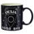 Silver Buffalo Classic Ouija Board Inspired Mystifying Oracle Good Bye Scary Ceramic Black Mug, 20 Ounces