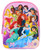 Disney 15" Backpack Girls Princess Belle Ariel Jasmine Tiana Mulan Rapunzel Pink