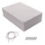 Fielect ABS Plastic Dustproof Waterproof IP67 Junction Box Universal Electrical Project Enclosure 14.96" x 10.24" x 4.13"
