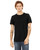 Bella + Canvas Unisex Poly-Cotton Short-Sleeve T-Shirt M SOLID BLACK SLUB