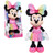 Disney Junior Minnie Mouse Sparkle and Sing Minnie Mouse, 13 Inch Feature Plush with Lights and Sounds, Officially Licensed Kids Toys for Ages 3 Up by Just Play