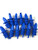 Barwareaffair Free-Flow Plastic Liquor Bottle Speed Pourers (Blue)