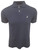 Nautica Men's Slim Fit Short Sleeve Solid Soft Cotton Polo Shirt, Navy, Large