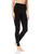 HUE womens Brushed Seamless Leggings, Assorted Leggings Pants, Black, Medium-Large US