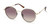 GUESS Women's Classic Round Sunglasses, Gold/Tortoise/Brown Mirror, 51mm