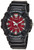 Casio Men's Heavy Duty 10-Year Battery Date Indicator Watch (Model: MW610H-4AV) (Black/Red)
